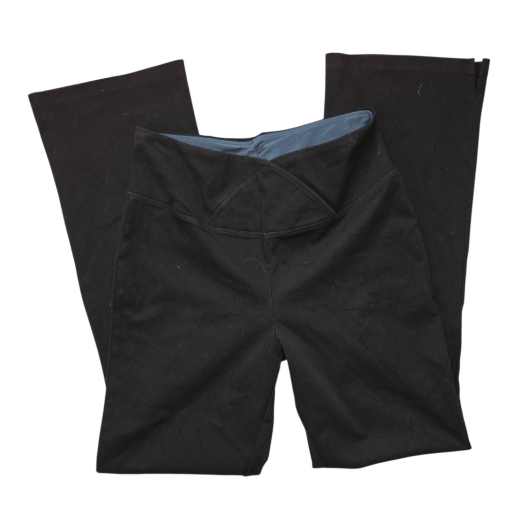 Women with Control black tummy control stretch work pants bootcut size 10